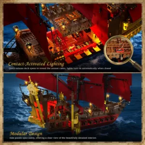 JMBricklayer 40003 Queen Anne's Revenge Ship 40003 | 2527 + PCS — où acheter au meilleur tarif sur Planet-Brick (vue détail 2)