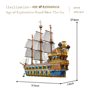 JMBricklayer 40103 Le Navire de la Flotte Royale — où acheter au meilleur tarif sur Planet-Brick (vue détail 2)