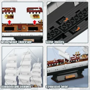 JMBricklayer 40104 Le Cygne Blanc — bons plans et promos sur Planet-Brick (vue détail 3)