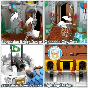JMBricklayer 41106 Âge des Explorations - Le Château du Lion d'Or — où acheter au meilleur tarif sur Planet-Brick (vue détail 2)