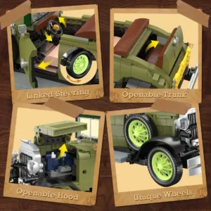 JMBricklayer 50001 La Voiture Vintage — comparez les prix sur Planet-Brick (vue détail 4)