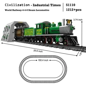 JMBricklayer 51110 La Locomotive à Vapeur 4-4-0 — comparateur de prix sur Planet-Brick (vue détail 1)