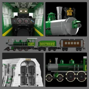 JMBricklayer 51110 La Locomotive à Vapeur 4-4-0 — où acheter au meilleur tarif sur Planet-Brick (vue détail 2)
