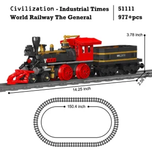 JMBricklayer 51111 Le Train The General — comparateur de prix sur Planet-Brick (vue détail 1)