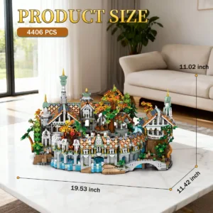 JMBricklayer 55015 Medieval Valley City Building Set for Adults 55015 | 4406 Pcs — meilleure offre du moment sur Planet-Brick (vue détail 5)