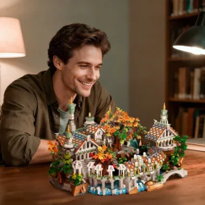 JMBricklayer 55015 Medieval Valley City Building Set for Adults 55015 | 4406 Pcs — prix le plus bas sur Planet-Brick (vue détail 6)