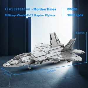 JMBricklayer 60003 Le Chasseur F-22 Raptor — achat malin sur Planet-Brick (vue détail 8)