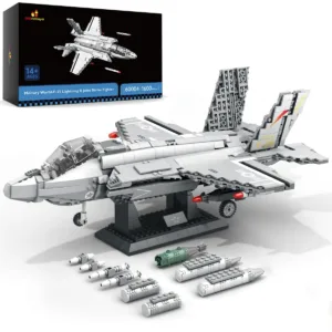 JMBricklayer 60004 L'Avion de Chasse Militaire — meilleur prix sur Planet-Brick (visuel principal)