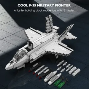 JMBricklayer 60004 L'Avion de Chasse Militaire — bons plans et promos sur Planet-Brick (vue détail 3)