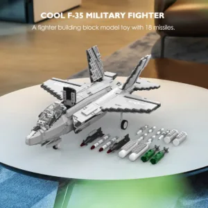 JMBricklayer 60004 L'Avion de Chasse Militaire — comparez les prix sur Planet-Brick (vue détail 4)