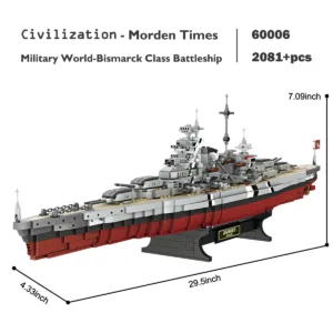 JMBricklayer 60006 Le Cuirassé de Classe Bismarck — comparateur de prix sur Planet-Brick (vue détail 1)
