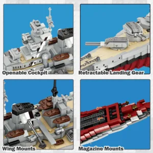 JMBricklayer 60006 Le Cuirassé de Classe Bismarck — où acheter au meilleur tarif sur Planet-Brick (vue détail 2)