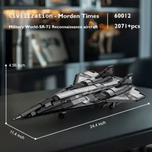 JMBricklayer 60012 L'Avion de Reconnaissance SR-72 Eagle — bons plans et promos sur Planet-Brick (vue détail 3)