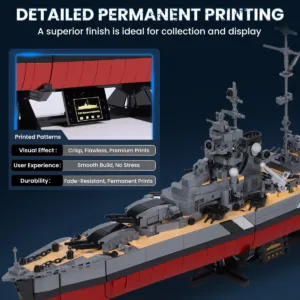 JMBricklayer 60015 Bismarck Battleship 60015 | 2537+PCS | 1:300 — où acheter au meilleur tarif sur Planet-Brick (vue détail 2)