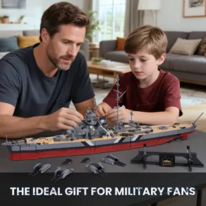 JMBricklayer 60015 Bismarck Battleship 60015 | 2537+PCS | 1:300 — prix le plus bas sur Planet-Brick (vue détail 6)