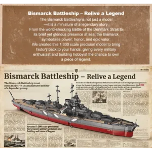 JMBricklayer 60015 Bismarck Battleship 60015 | 2537+PCS | 1:300 — comparatif marchands sur Planet-Brick (vue détail 7)