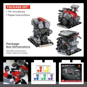 JMBricklayer 60023 Le Mini Moteur 3-en-1 — comparatif marchands sur Planet-Brick (vue détail 7)
