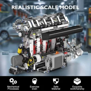 JMBricklayer 61128 Modern Machinery  L4 Engine 61128 | 1787 + PCS — bons plans et promos sur Planet-Brick (vue détail 3)