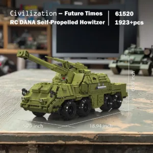 JMBricklayer 61520 Self-Propelled Howitzer 61520 | 1923+PCS — bons plans et promos sur Planet-Brick (vue détail 3)