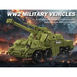 JMBricklayer 61520 Self-Propelled Howitzer 61520 | 1923+PCS — comparatif marchands sur Planet-Brick (vue détail 7)