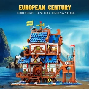 JMBricklayer 66007 Medieval Fishing Store Building Set 66007 | 2329+PCS — comparateur de prix sur Planet-Brick (vue détail 1)