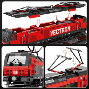JMBricklayer 66019 Le Train Électrique Vectron — où acheter au meilleur tarif sur Planet-Brick (vue détail 2)