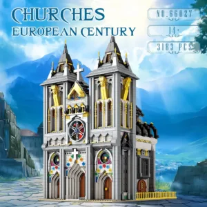 JMBricklayer 66027 European Century Church Building Block 66027 | 3183+ PCS — comparateur de prix sur Planet-Brick (vue détail 1)
