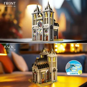 JMBricklayer 66027 European Century Church Building Block 66027 | 3183+ PCS — où acheter au meilleur tarif sur Planet-Brick (vue détail 2)