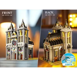 JMBricklayer 66027 European Century Church Building Block 66027 | 3183+ PCS — achat malin sur Planet-Brick (vue détail 8)