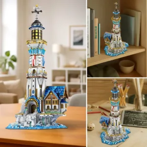 JMBricklayer 66028 Medieval Lighthouse Building Kit  66028 | 2966+ PCS — où acheter au meilleur tarif sur Planet-Brick (vue détail 2)
