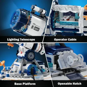 JMBricklayer 70009 Le Télescope Spatial — bons plans et promos sur Planet-Brick (vue détail 3)