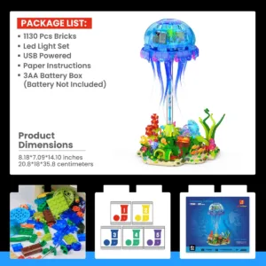 JMBricklayer 70010 La Méduse Lumineuse — comparatif marchands sur Planet-Brick (vue détail 7)