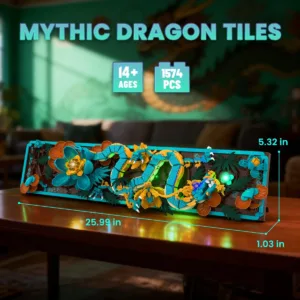 JMBricklayer 70019 JMBricklayer Mythic Dragon Tiles 70019 | 1574+PCS — comparateur de prix sur Planet-Brick (vue détail 1)