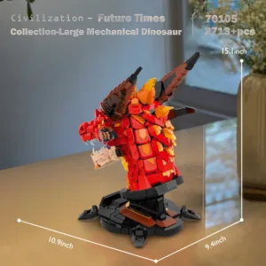 JMBricklayer 70105 La Tête de Dragon (Loong) — où acheter au meilleur tarif sur Planet-Brick (vue détail 2)