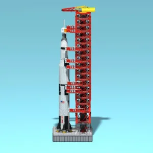 madeofbrick MOB-102 SATURN V ROCKET + LAUNCH PAD (GIANT SIZE) — comparatif marchands sur Planet-Brick (vue détail 7)