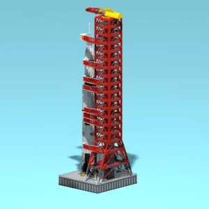 madeofbrick MOB-102 SATURN V ROCKET + LAUNCH PAD (GIANT SIZE) — achat malin sur Planet-Brick (vue détail 8)