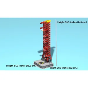 madeofbrick MOB-103 SATURN V LAUNCH PAD (GIANT SIZE) — comparateur de prix sur Planet-Brick (vue détail 1)