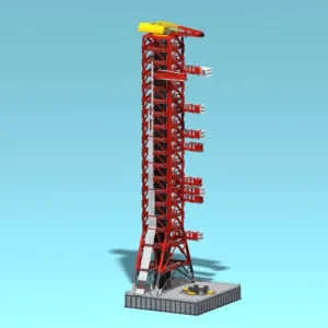 madeofbrick MOB-103 SATURN V LAUNCH PAD (GIANT SIZE) — comparatif marchands sur Planet-Brick (vue détail 7)