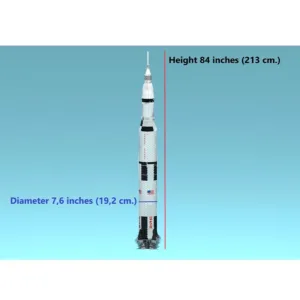 madeofbrick MOB-104 SATURN V ROCKET (GIANT SIZE) — où acheter au meilleur tarif sur Planet-Brick (vue détail 2)