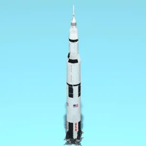 madeofbrick MOB-104 SATURN V ROCKET (GIANT SIZE) — meilleure offre du moment sur Planet-Brick (vue détail 5)