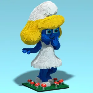 madeofbrick MOB-116 GIANT SMURFETTE — où acheter au meilleur tarif sur Planet-Brick (vue détail 2)