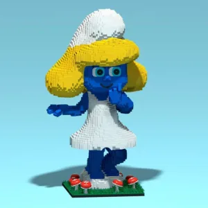 madeofbrick MOB-116 GIANT SMURFETTE — comparez les prix sur Planet-Brick (vue détail 4)