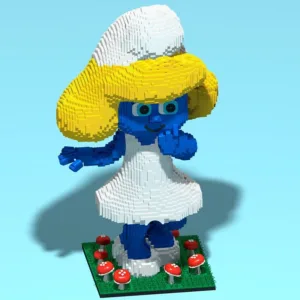 madeofbrick MOB-116 GIANT SMURFETTE — meilleure offre du moment sur Planet-Brick (vue détail 5)