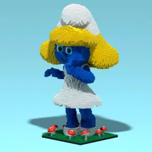 madeofbrick MOB-116 GIANT SMURFETTE — prix le plus bas sur Planet-Brick (vue détail 6)