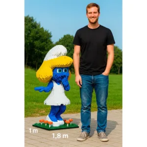 madeofbrick MOB-116 GIANT SMURFETTE — comparatif marchands sur Planet-Brick (vue détail 7)