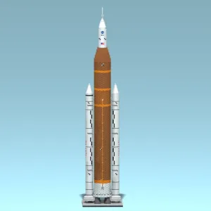 SLS ARTEMIS II ROCKET (GIANT SIZE)