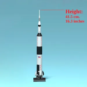 madeofbrick MOB-118 Mini Rocket Kit Saturn V — où acheter au meilleur tarif sur Planet-Brick (vue détail 2)