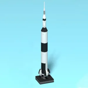madeofbrick MOB-118 Mini Rocket Kit Saturn V — bons plans et promos sur Planet-Brick (vue détail 3)
