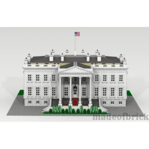 madeofbrick MOB-22 The White House — prix le plus bas sur Planet-Brick (vue détail 6)