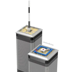 madeofbrick MOB-23 Twin Towers 43.5 inches — bons plans et promos sur Planet-Brick (vue détail 3)
